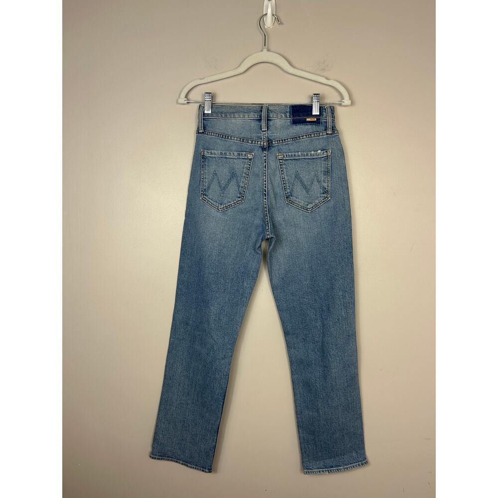 MOTHER Light Blue Straight Leg Jeans - Picture 11 of 11